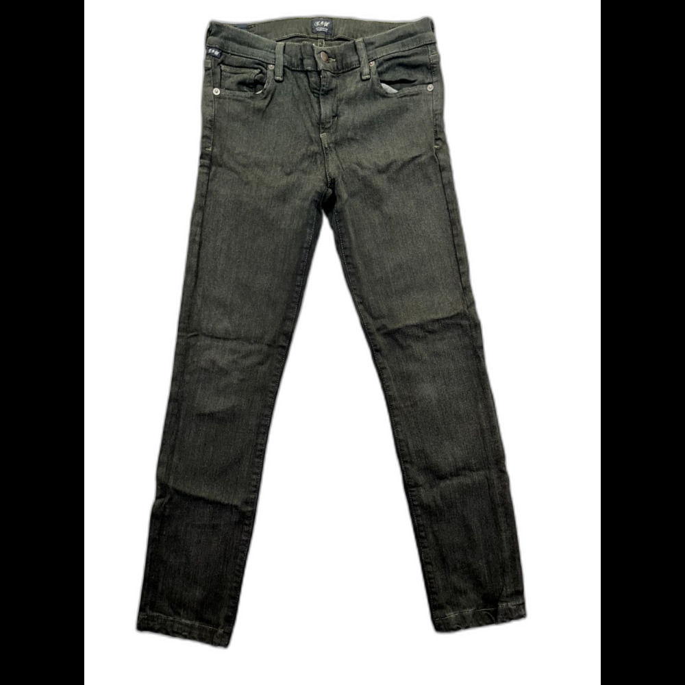 Citizens of Humanity Avedon Jeans Size 28 Slick Skinny Leg Black USA Womens‎